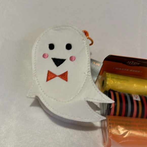 Halloween Ghost Dog Waste Bag Holder - With Bags New - Picture 2 of 5